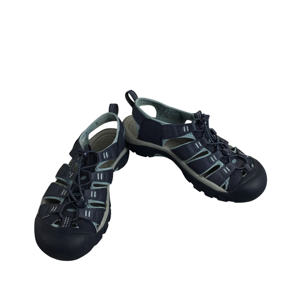 KEEN Newport H2 Hiking Sandals Womens 9 Navy Blue Toggle-Lace Outdoor Gorpcore - Picture 10 of 13